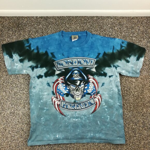 bon jovi tie dye shirt